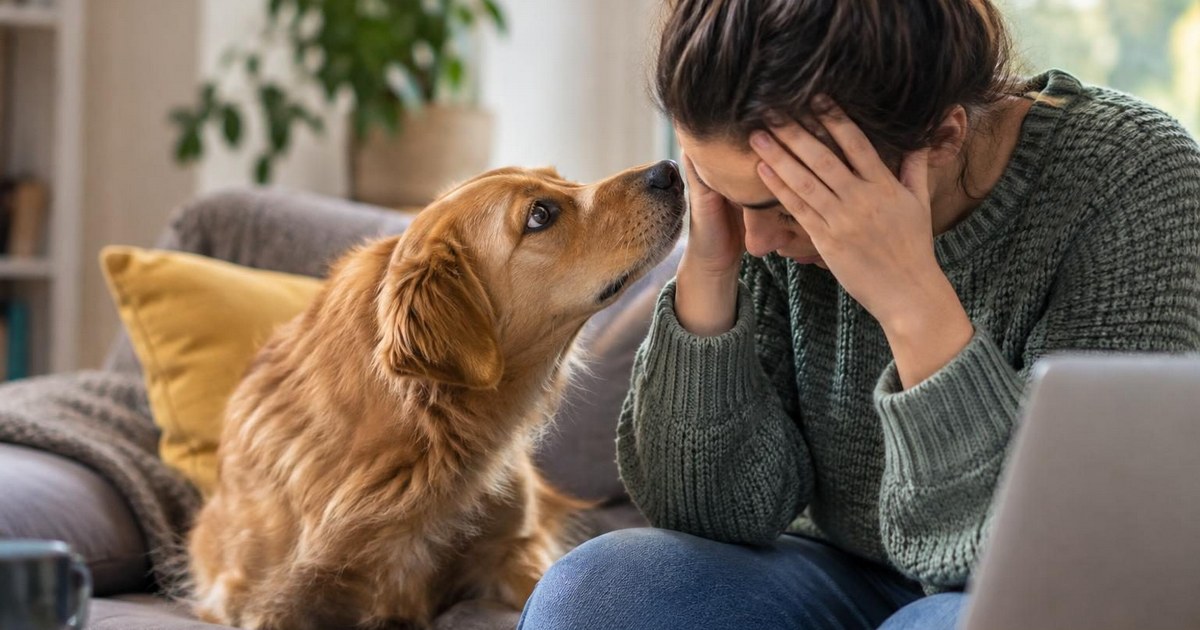 5 Surprising Things Your Dog Does When You’re Stressed
